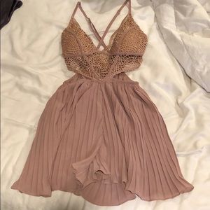 ANGEL BIBA Nude Playsuit